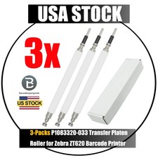 3-Packs P1083320-033 Transfer Platen Roller for Zebra ZT620 Barcode Printer picture