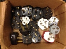 New European Euro EU 3Pin AC Power Plugs, Lot of 15 picture