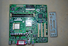 HP 333542-001 skt 478 845GV motherboard with 2.8Ghz CPU, 512mb RAM and I/O plate picture