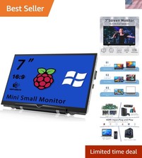 7 Inch Non-Touch HD Monitor with Adjustable Brightness & Connectivity Options picture