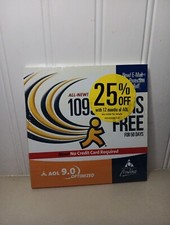 NEW 1099 Hours America Online AOL 9.0 Optimized Disc - Factory Sealed picture