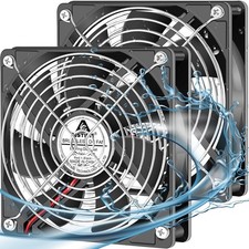 120mm x 25mm Waterproof Fan, 24V DC IP67 Rating High Speed Dual Ball Bearing Bru picture