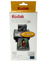 Kodak EasyShare PH-40 Color Cartridge & Photo Paper Kit 40 4x6 in Photos NEW picture