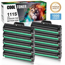10 PK Black Toner Cartridges for Samsung Xpress MLT-D111S 111S M2022W M207FW picture