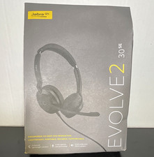 BRAND NEW Jabra Evolve2 30 SE USB Noise Canceling Boom Mic On-Ear Headset Black picture