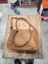 Solo Greenwich Laptop Tote Bag Camel Used picture