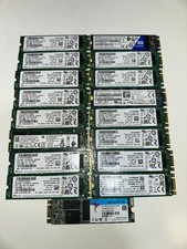 Lot of 17 SK Hynix, SanDisk, Intel 128GB, 250GB, 256GB M.2 SATA SSD picture