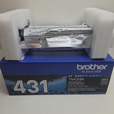 NEW GENUINE - BROTHER TN431BK BLACK TONER CARTRIDGE - TN-431BK - SEALED BAG picture