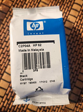 HP 62 C2P04A Genuine/Original Black Inkjet Ink Cartridge for HP Printers picture