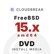 FreeBSD 15.x amd64 Bootable/Live Install DVD NEW picture