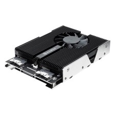 Silverstone SDP13B QUAD PCIe NVMe M.2 SSD 3.5inch Bay MOUNTING LED Adapter picture