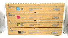 Genuine Konica Minolta TN629K, TN629Y, TN629M, TN629C Color Toner Full Set New picture
