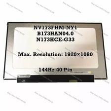 NV173FHM-NY1 Fit B173HAN04.0 N173HCE-G33 17.3