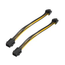 2 Pack  Card 6 Pin to 8 Pin PCIe Adapter  Cable (GPU Video  Card  Cable) 76837 picture