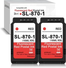High Capacity SL-870-1 XXL Red Ink Cartridge High pages for SL870-1 Fluoresce... picture