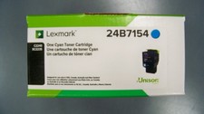 Lexmark 24B7154 Genuine Cyan Toner Cartridge for C2240 XC2235 picture