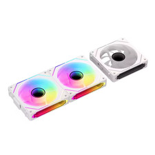 TEUCER DL-1 ARGB PC Fan Kit 3 in 1 RGB Wireless Modular Prism Fan x3 fans pack picture