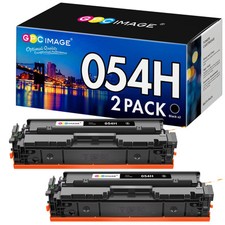 GPC Image 054H Toner Cartridges 2 Pack Compatible for Canon Laser Printers picture