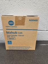 Konica Minolta TNP27C (A0X5433) Cyan Toner Cartridge Genuine OEM Original picture