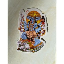 Kali Goddess with Shiva | Fierce Hindu Mythology Spiritual Art Yoga Sticker picture