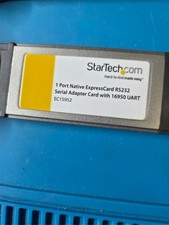 StarTech EC1S952 ExpressCard RS232 Serial Adapter 16950 UART NEW OPEN BOX picture
