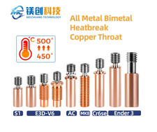 3D Printer Copper Titanium Heatbreak M6 for Ender3 CR10 CR6SE High Temp picture