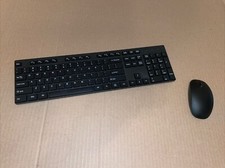 Wireless Keyboard & Mouse Combo Silent Keys 2.4GHz Cordless Full Size MK255 Slim picture