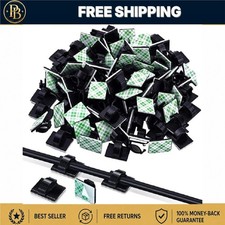 30Pcs Cable Organizer Clips Adhesive Cord Holder Wire Manager for Desk picture