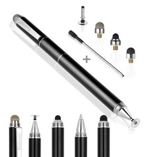 Penyeah Stylus Pen, 4 in 1 Disc Pens for Touch Screens, High Black picture