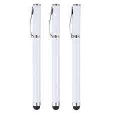 3pcs Ballpoint Pen with Stylus Tip 2 in 1 Ink Pen & Fine Point Rubber Stylus ... picture