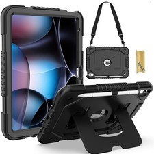 Kids Friendly Case for iPad (A16) 11th/10th Gen Heavy Stand Cover with Stylus picture