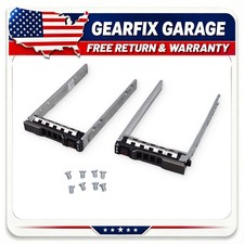 2 Pack G176J 2.5in SAS SATA HDD Caddy For Dell PowerEdge R720 R730xd T430 Set picture