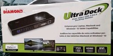 Diamond Multimedia UltraDock Dual Video USB 3.0/2.0 Docking Station NEW OPEN BOX picture