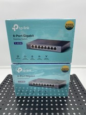 Lot of 2 TP-Link TL-SG108 8-Port Gigabit Ethernet Desktop Switch picture