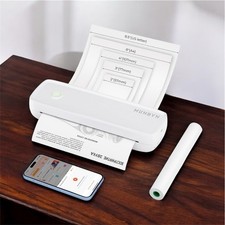 MUNBYN Portable A4 Bluetooth Thermal Printer Wireless Printer for Travel Home US picture