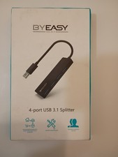 USB Hub  BYEASY 4 Port USB 3.1 Hub, Ultra Slim Portable Data Hub READ picture