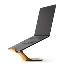 Wood Laptop Stand for Desk, Ergonomic Height Riser for Notebook Computer up t... picture