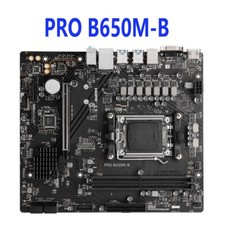 For MSI PRO B650M-B Desktop Motherboard DDR5 AMD B650 AM5 Micro ATX Tested OK picture