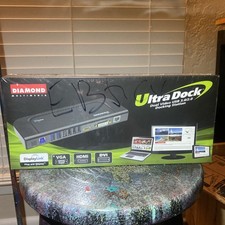 Diamond Multimedia Ultra Dock Dual Video USB 3.0/2.0 Docking Station - SEALED picture