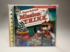 Vintage Super Solvers Mission T.H.I.N.K. The Learning Company 1997 PC Mac CD-ROM picture
