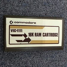 Commodore 16K RAM Expansion Cartridge VIC-1111 Vintage Untested picture