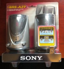 Sony SRS-A27 Portable Speakers for CD/MD Walkman's Light/Desktop 2-W Power NEW picture