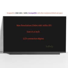 For NE156QHM-NY1 V8.2 40 Pins QHD Screen Replacement LCD Display picture