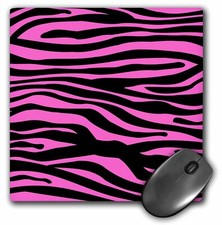 3dRose Hot Pink and Black Zebra Stripe print pattern - Animal print collection f picture