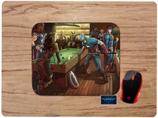 CAPTAIN AMERICA SUPERMAN BILLARDS COMIC HEROES CUSTOM MOUSE PAD DESK MAT NONSLIP picture