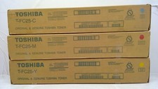 GENUINE Toshiba T-FC25C/T-FC25M/T-FC25Y/Cyan/Magenta/Yellow Toner/e-STUDIO 2040C picture