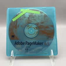 Vintage 1996 Adobe PageMaker 6.5 CD-ROM Macintosh Desktop Publishing Software picture