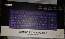Drop CSTM80 Atomic Purple - Gateron Milky Yellow Mechanical Keyboard picture