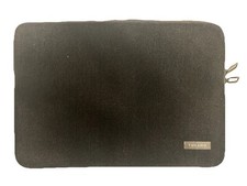 Tucano 14x10 In Black Laptop Sleeve Padded Sleek Zipper Travel Work Computer Bag picture