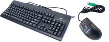 PS/2 Keyboard Mouse Combo - Sturdy -Excellent Pre-Owned-Help Save Your USB Ports picture